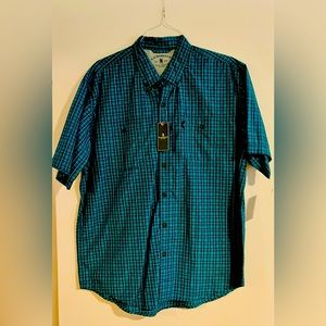 Men’s XL G.H. Bass & C.O. Plaid Button down shirt: New W/Tags
